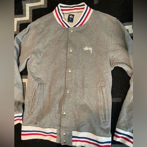 Stussy Mens XL Button Up Jacket